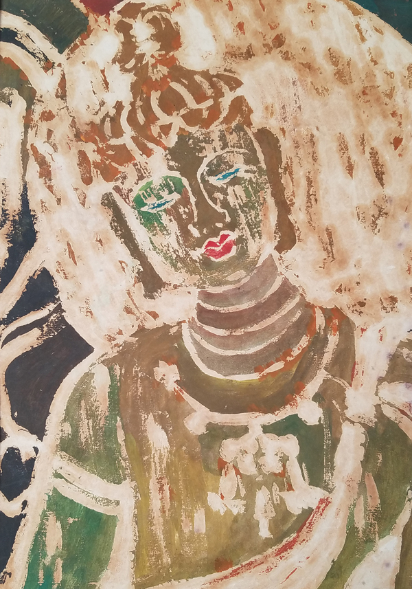 Monotype Art Buddhist Theme