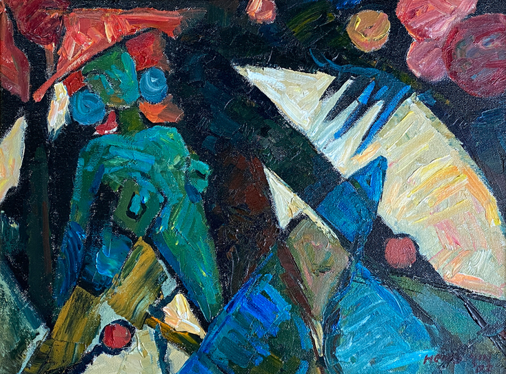 Abstract Oil Painting