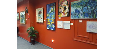 a corner of the art gallery