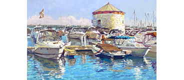 Yan Sun Painting Thousand Islands