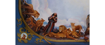 Oil painting, Ceiling Painting of Biblical Stories by Yan Sun