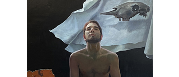 Yan Sun original oil portrait painting