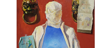 Yan Sun original oil portrait painting