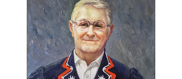 Custom portrait painting by Yan Sun � oil on canvas