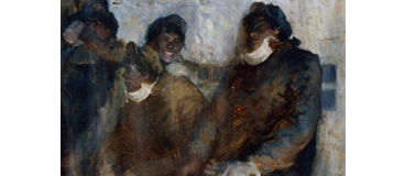 Yan Sun original coal miner oil painting